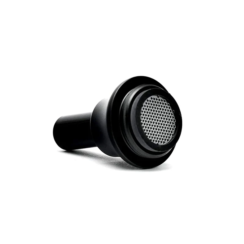 Screw-on glass mouthpiece stylus